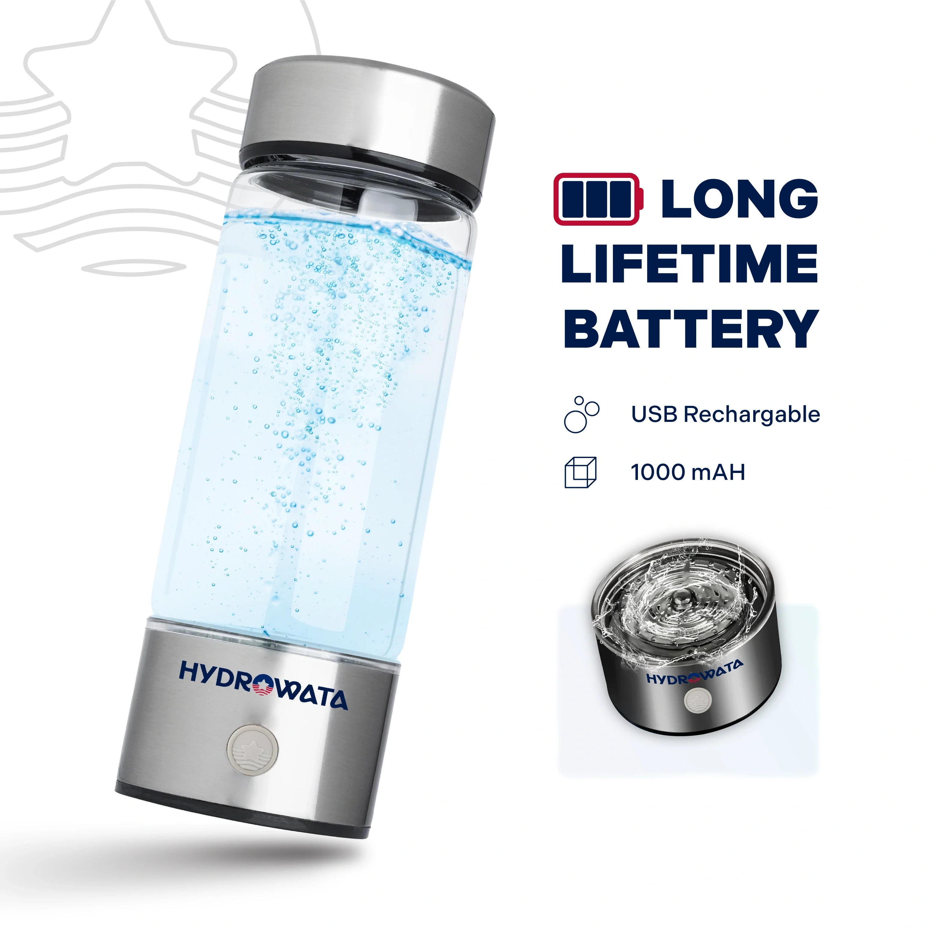 HydroWata™ Hydrogen Water Bottle - PW PitStop