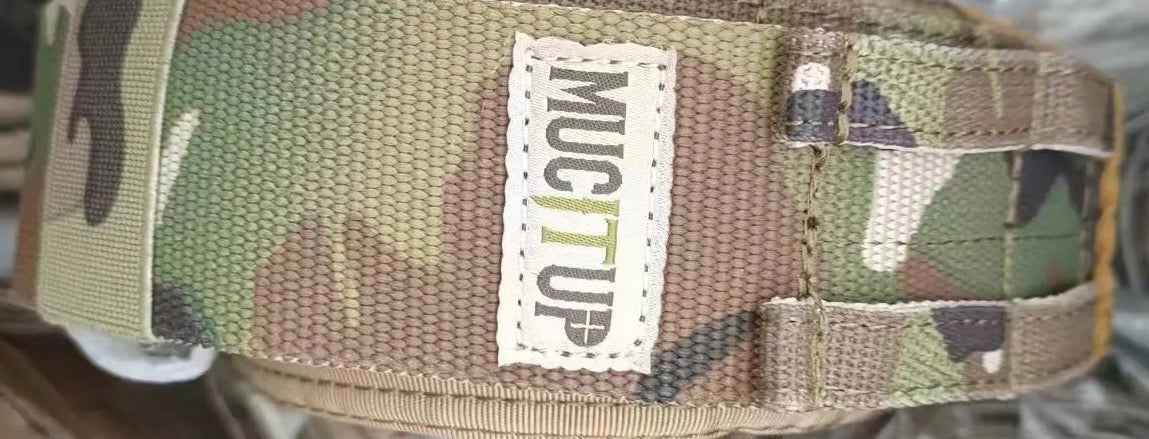 MUCTAC Tactical Belt Multicam MOLLE 1.75" w/ 2 Inner Belts, Anti-Slip