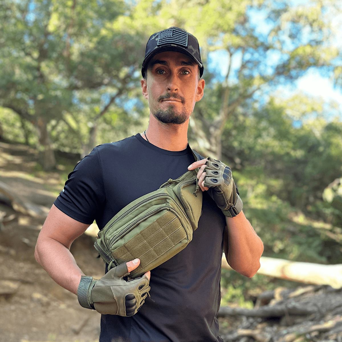 Tactical-Style Patch Hat with Adjustable Strap - PW PitStop
