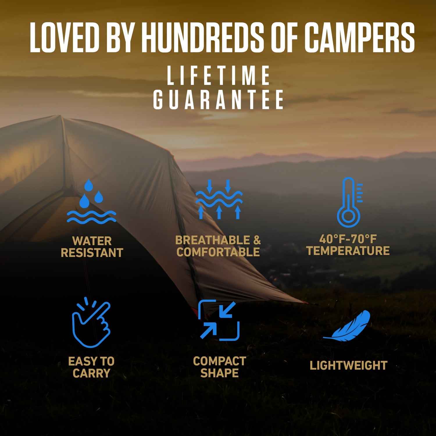 XXL Sleeping Bag for Big and Tall Campers