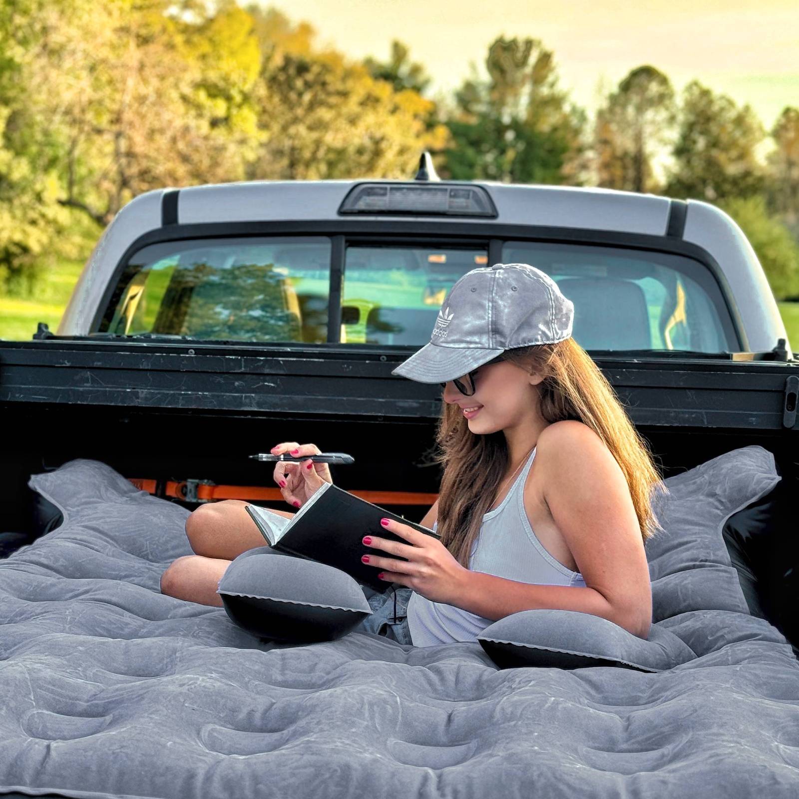DikaSun 5.5-5.8ft Full Size Auto Inflate Truck Bed Air Mattress - PW PitStop