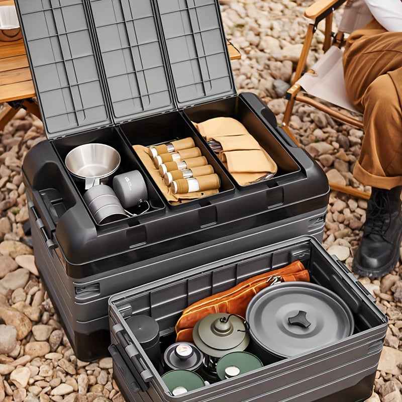 Foldable Camping Stool with Backrest & Storage Bag Portable Fishing Seat Outdoor Chair