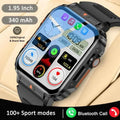 NNEOBA Military Smart Watch Fitness Health Monitor Bluetooth (Black)