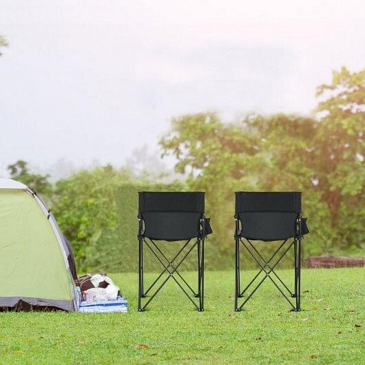 Portable 38 Inch Oversized High Camping Fishing Folding Chair - PW PitStop