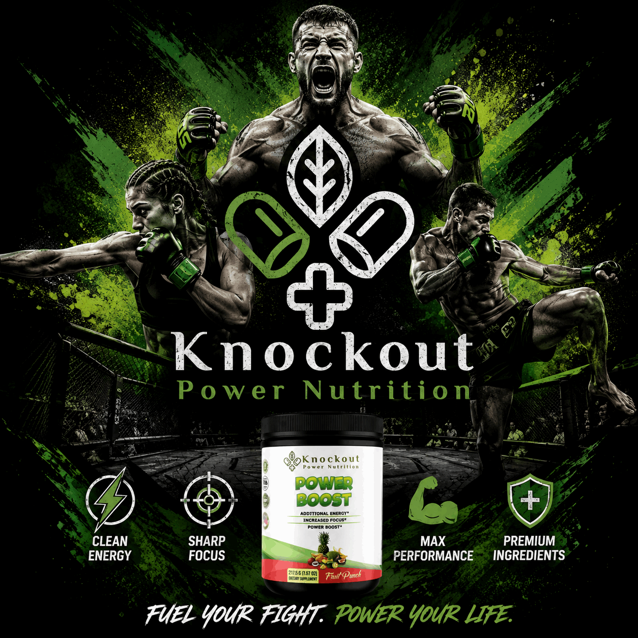 Power Boost - Plant-Based Pre-Workout Formula - PW PitStop