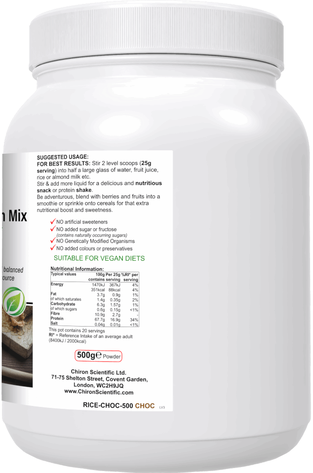 Chocolate Rice Protein Mix