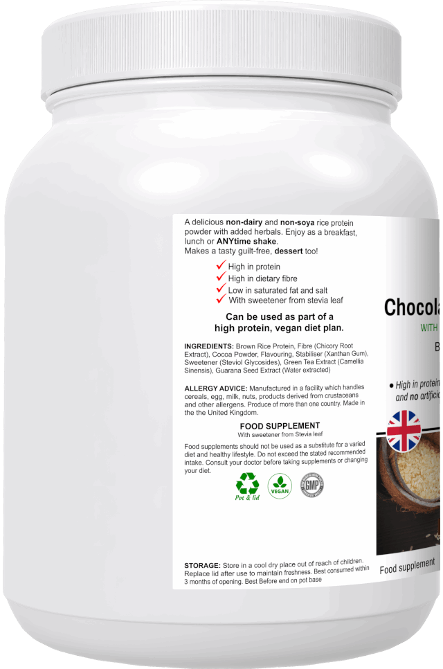 Chocolate Rice Protein Mix - PW PitStop