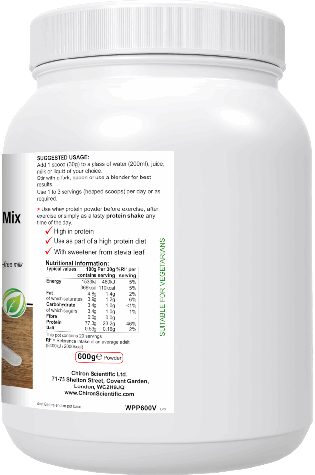 Vanilla Whey Protein Mix - PW PitStop