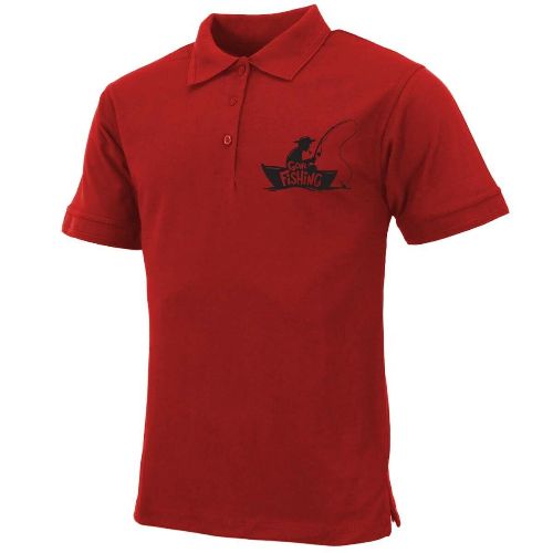Mens "Gone Fishing" Polo Shirt - PW PitStop