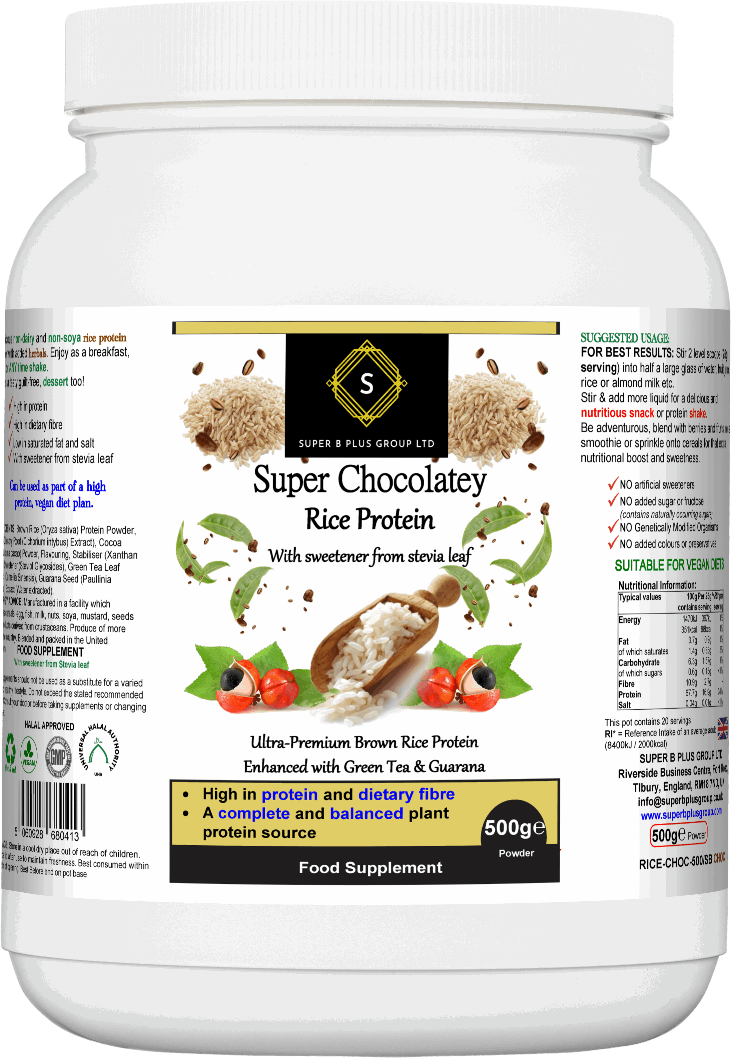Super Chocolatey Rice Protein - PW PitStop