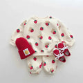 Pants and Sweatshirt Set Strawberries