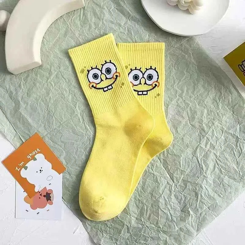 Kids Cartoon Crew Socks – 5 Pair Pack