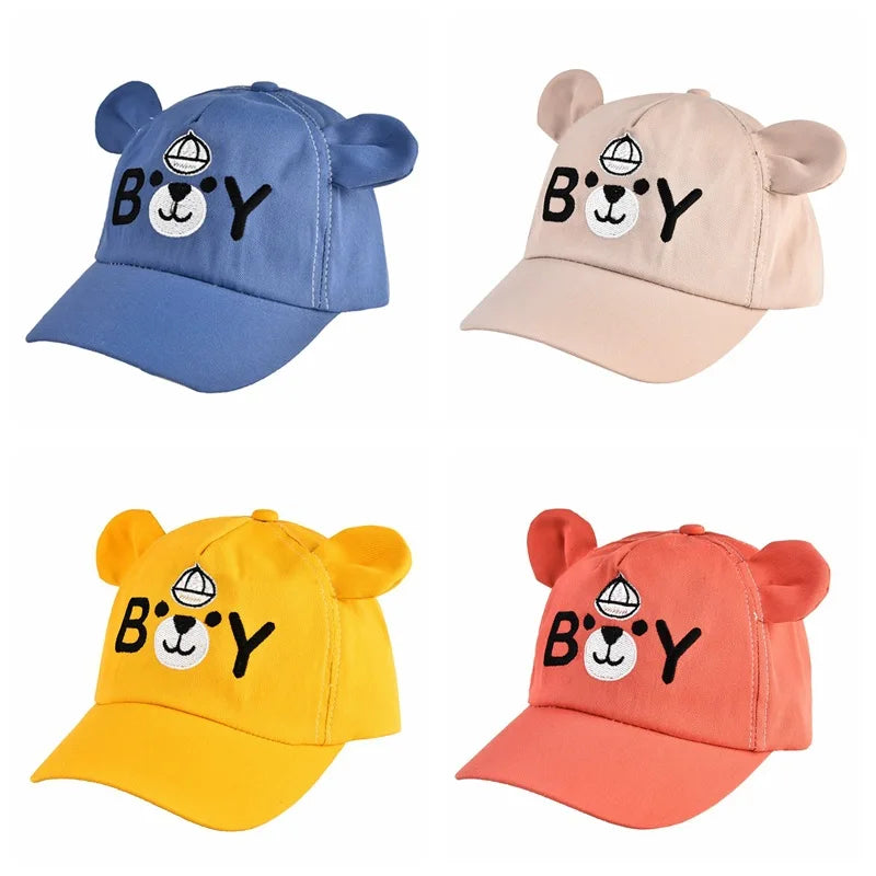 Summer cap with fun animals