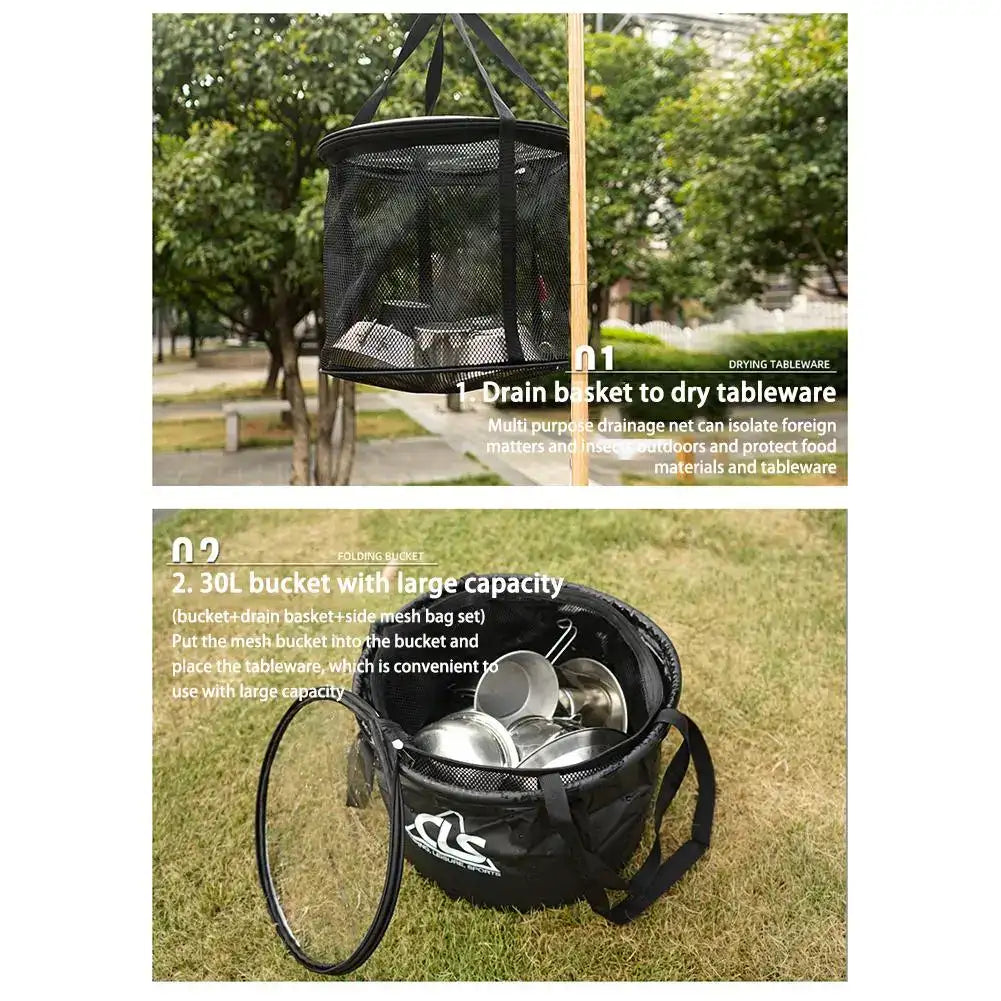 30L Collapsible Fishing Hiking - PW PitStop