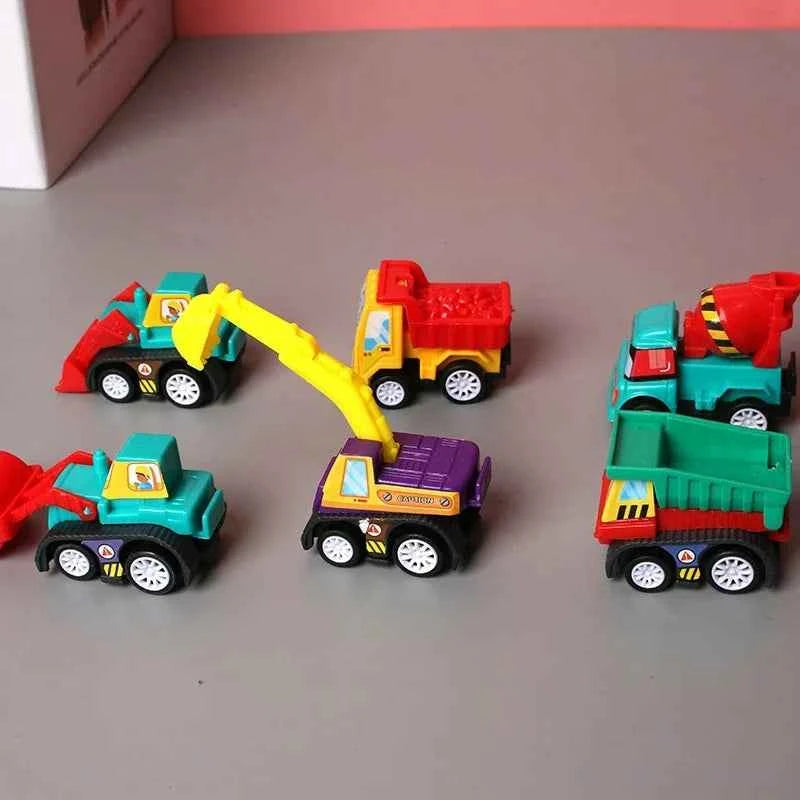 6pcs Car Model Toy Set with organizer bag