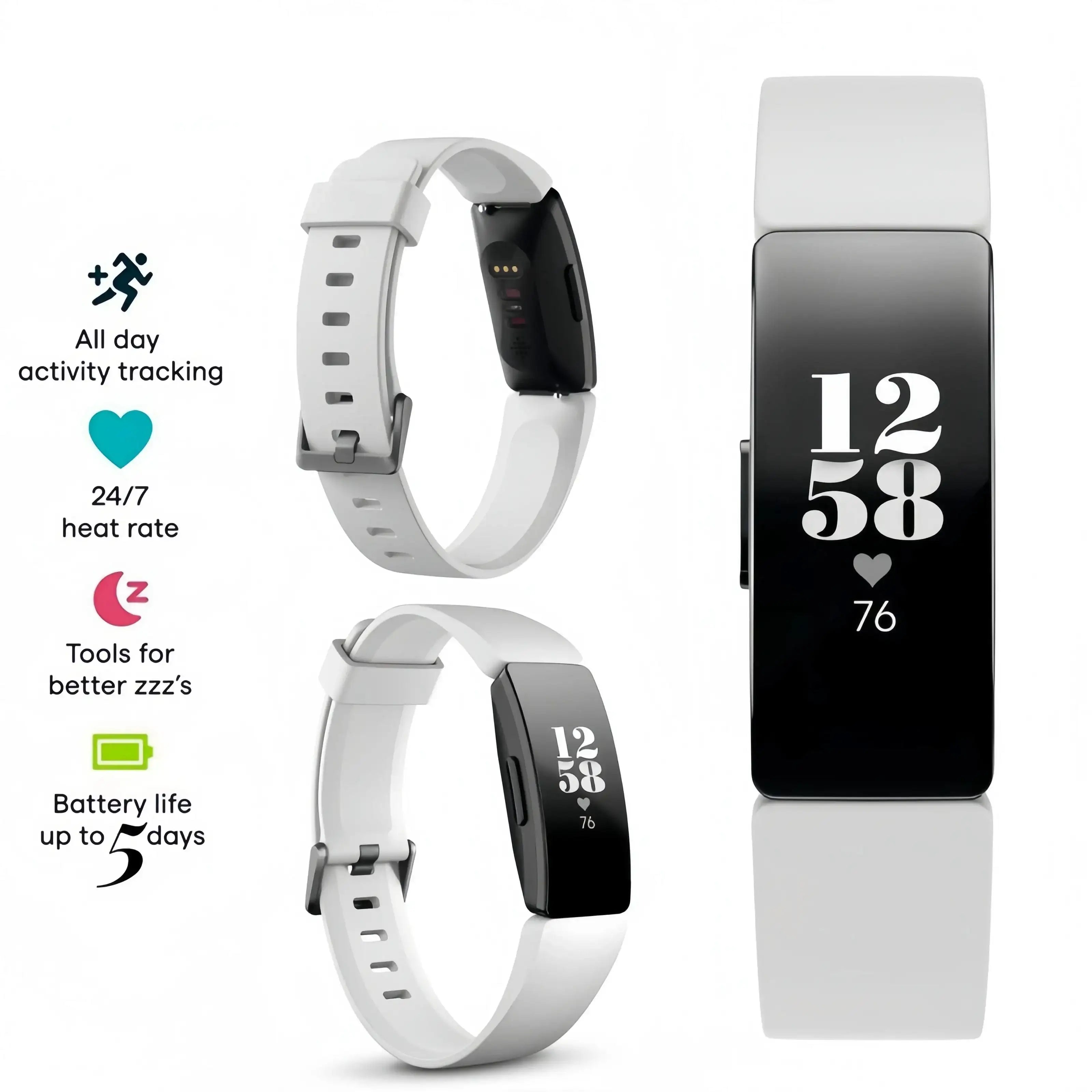 NNEOBA Health Fitness Smart Band White - PW PitStop