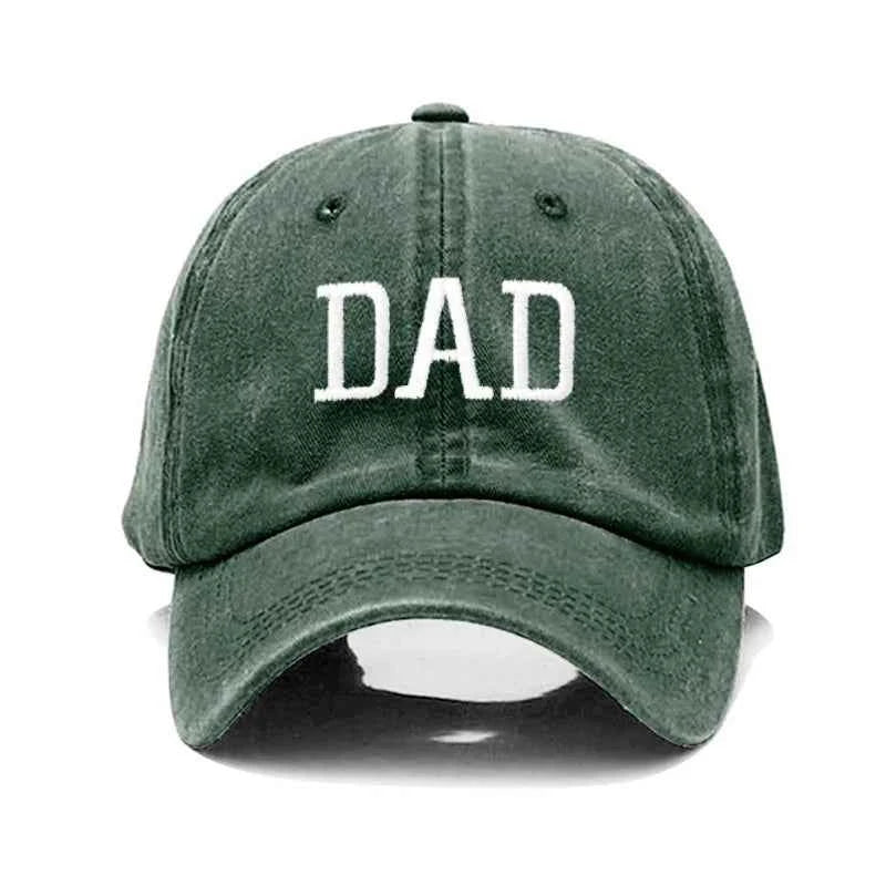 Embroidered Cotton Baseball Cap MOM and DAD