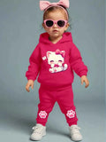 Baby 2-Piece Set – Pink Cat (Ages 1–3)