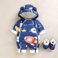 Breathable thermal suit withdouble zip