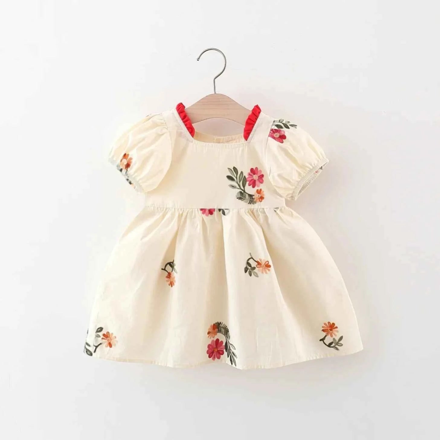 Baby Floral Embroidered Princess Dress