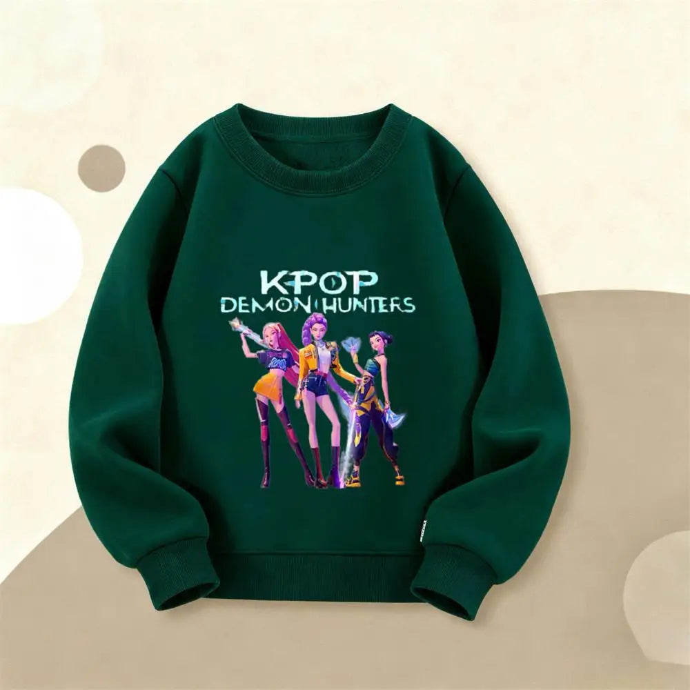 Colorful KPop Music Inspired Sweatshirt for Kids (18M–7Y)