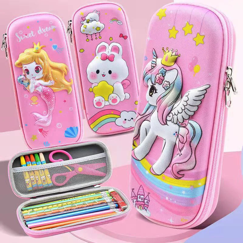 3D decorated EVA Pencil Box