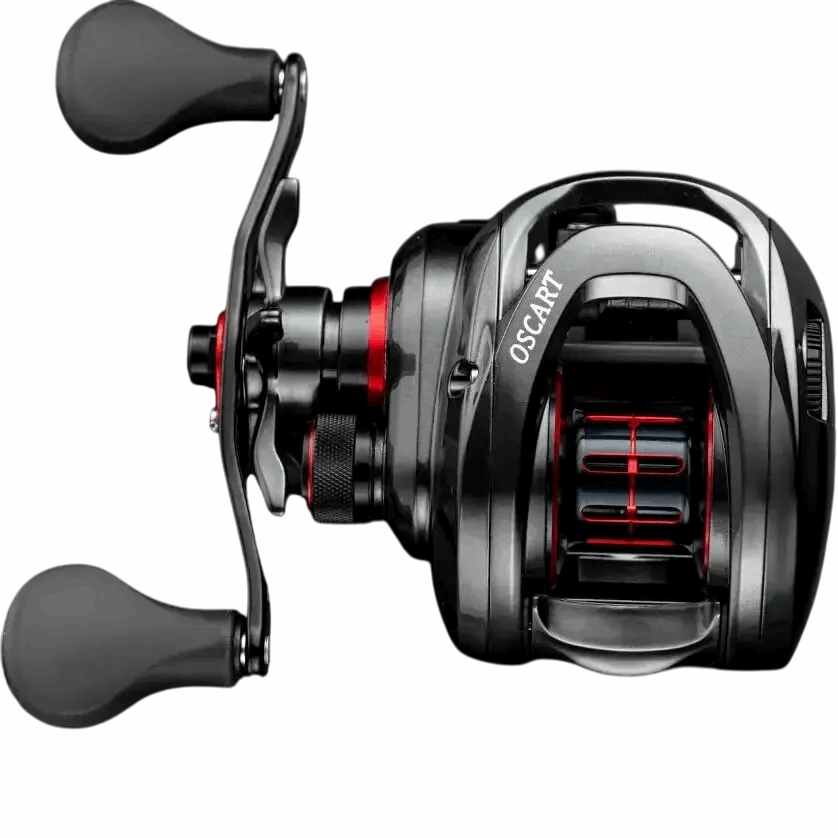 9BB Baitcasting Fishing Reel with Spare Spool Black - PW PitStop