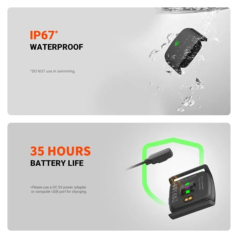 Fitness Heart Rate Sensor Armband for Cycling & Workouts - PW PitStop
