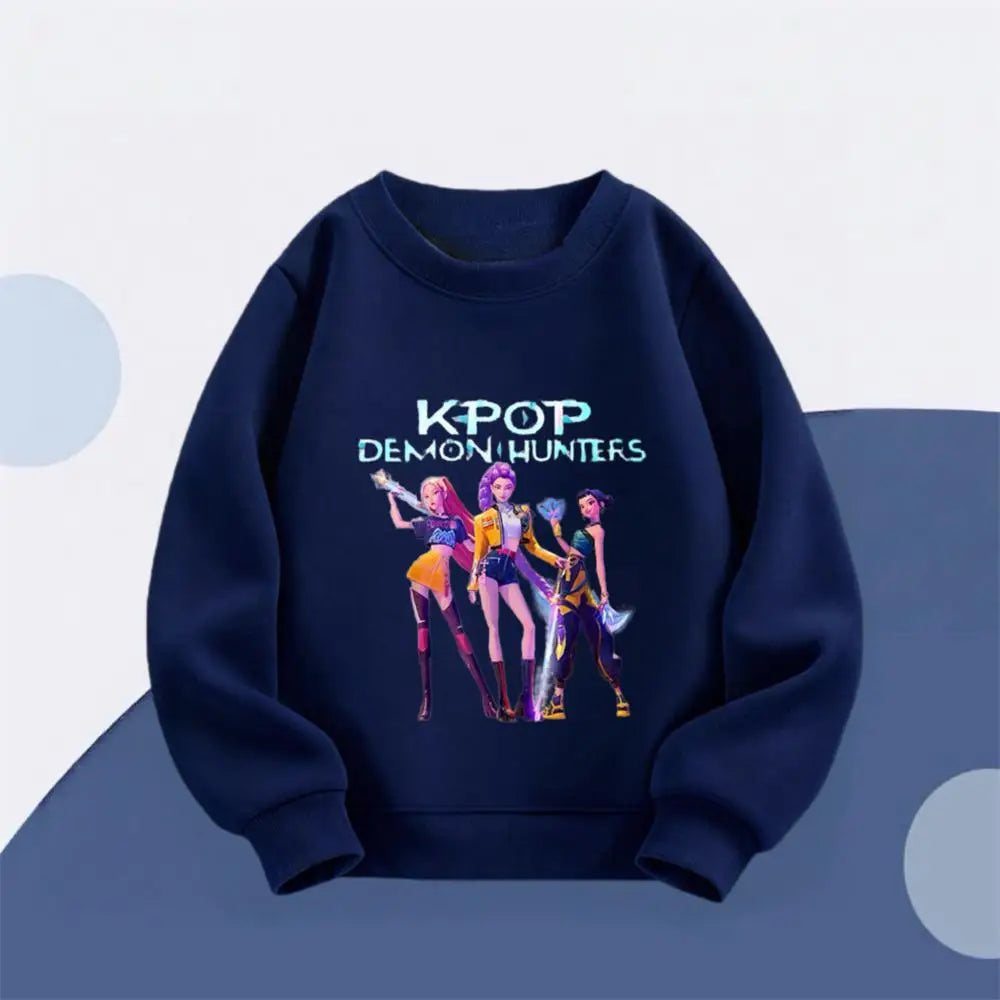 Colorful KPop Music Inspired Sweatshirt for Kids (18M–7Y)