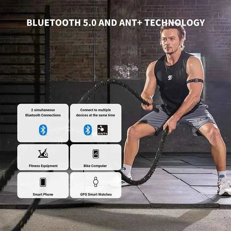 Fitness Heart Rate Sensor Armband for Cycling & Workouts