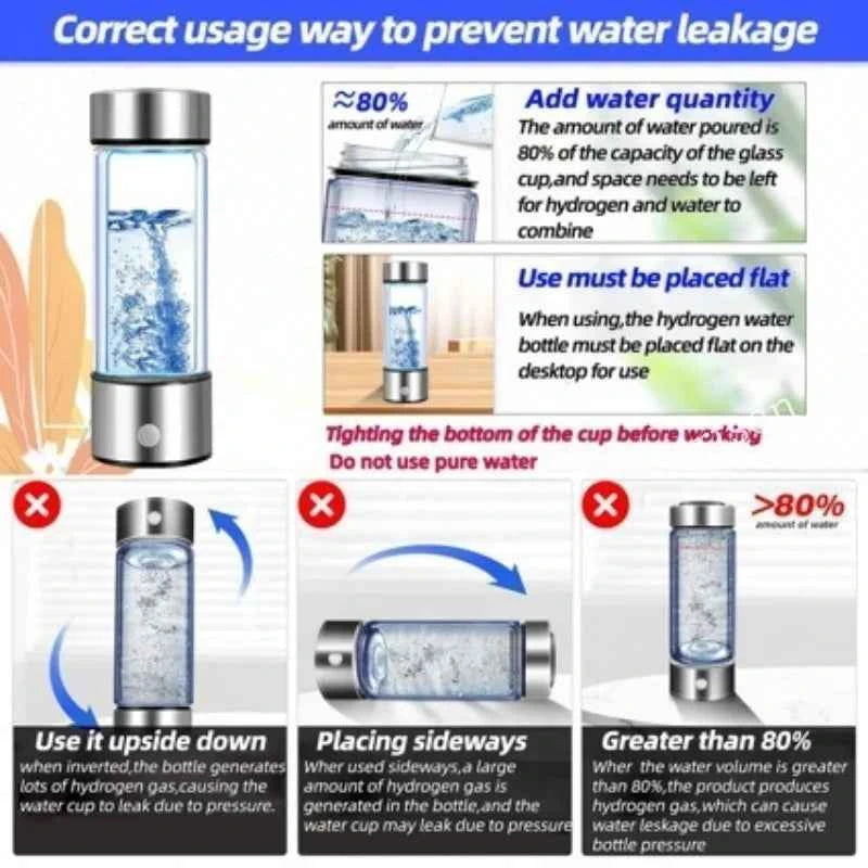 NNEOBA Hydrogen-Rich Water Bottle