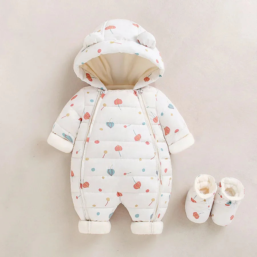 Breathable thermal suit withdouble zip