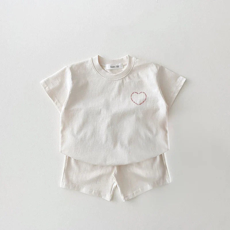 Set T-shirts and Pants Love Me More