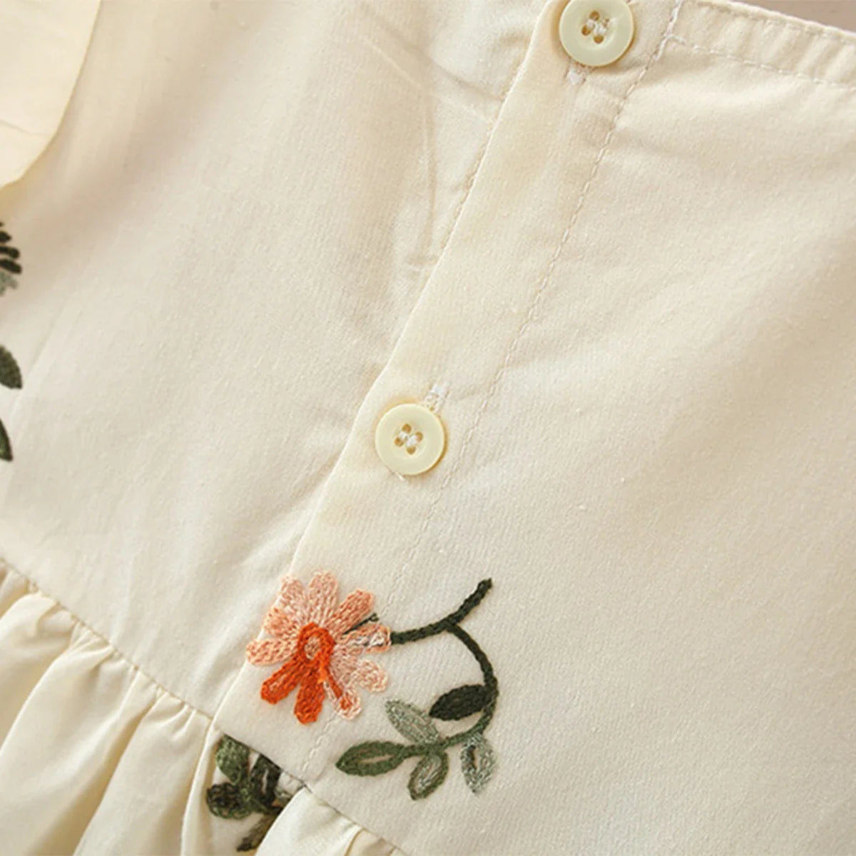 Baby Floral Embroidered Princess Dress