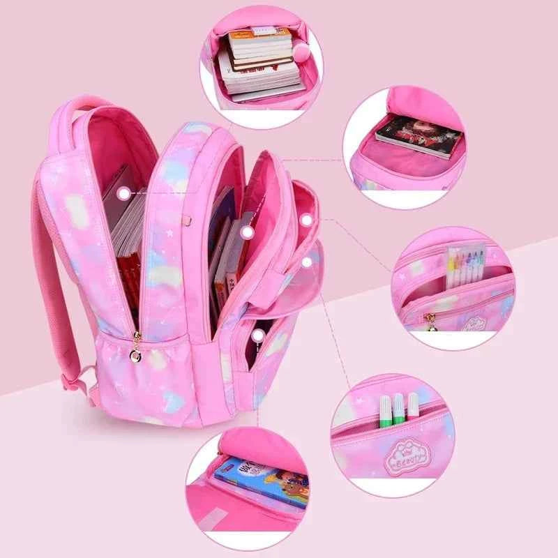 Multicolour fantasy backpack