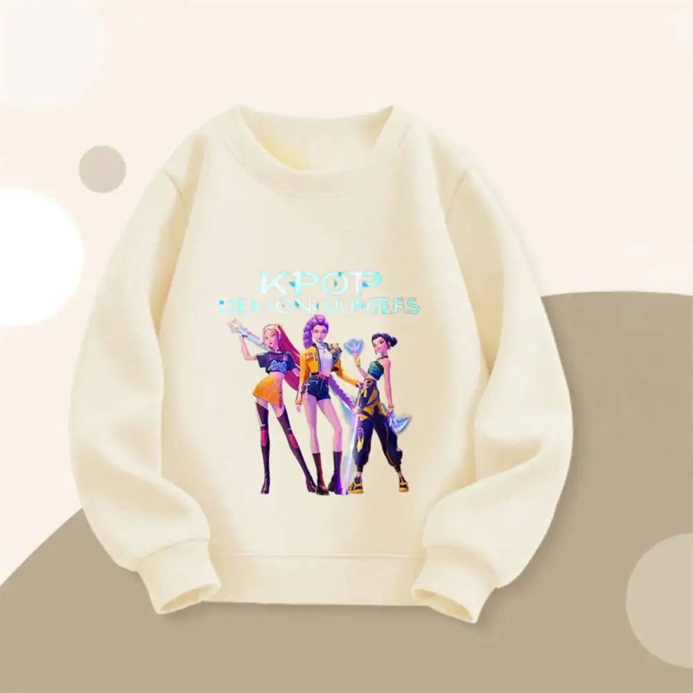 Colorful KPop Music Inspired Sweatshirt for Kids (18M–7Y)