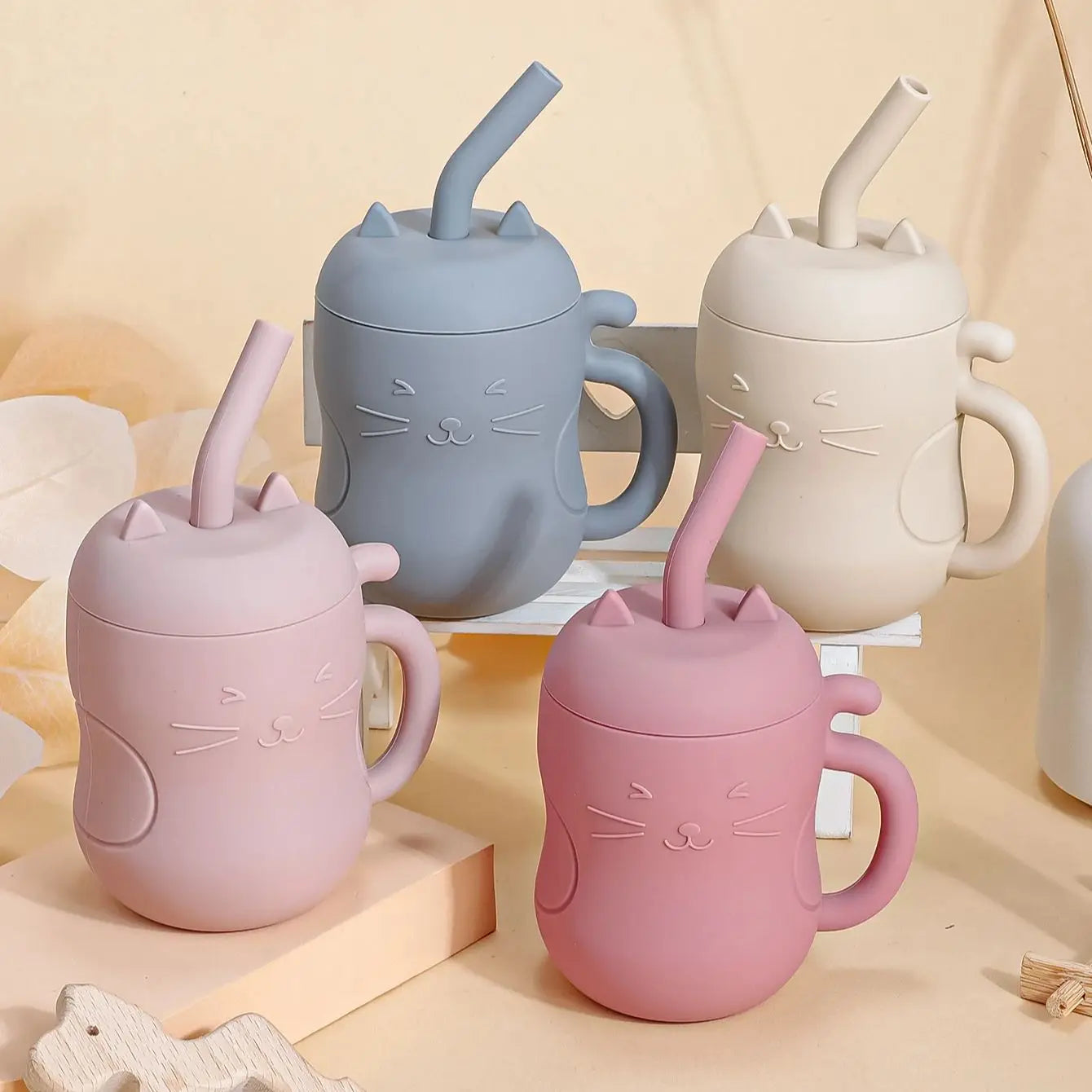 Silicone Straw Water Bottle - PW PitStop