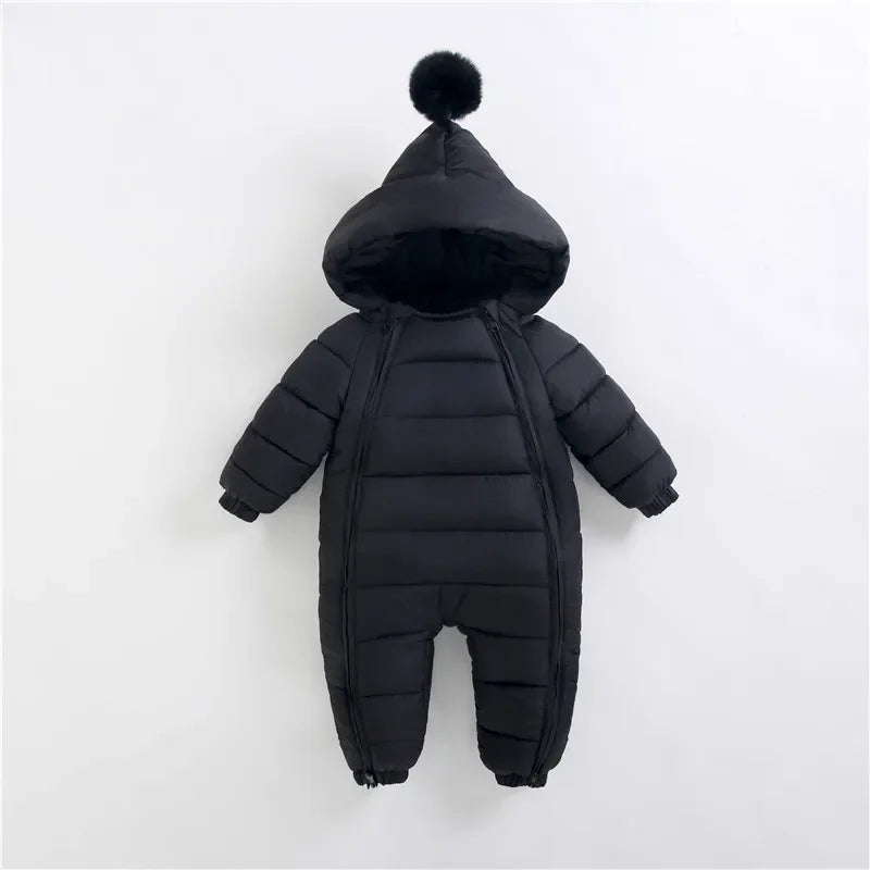 Full-body waterproof thermal suit with hood and double multicolor zip