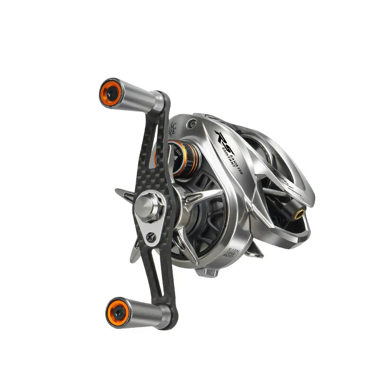 Baitcasting Fishing Reel Magnetic Braking Right Hand Silver - PW PitStop