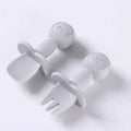 2pcs Food Grade Silicone Cutlery