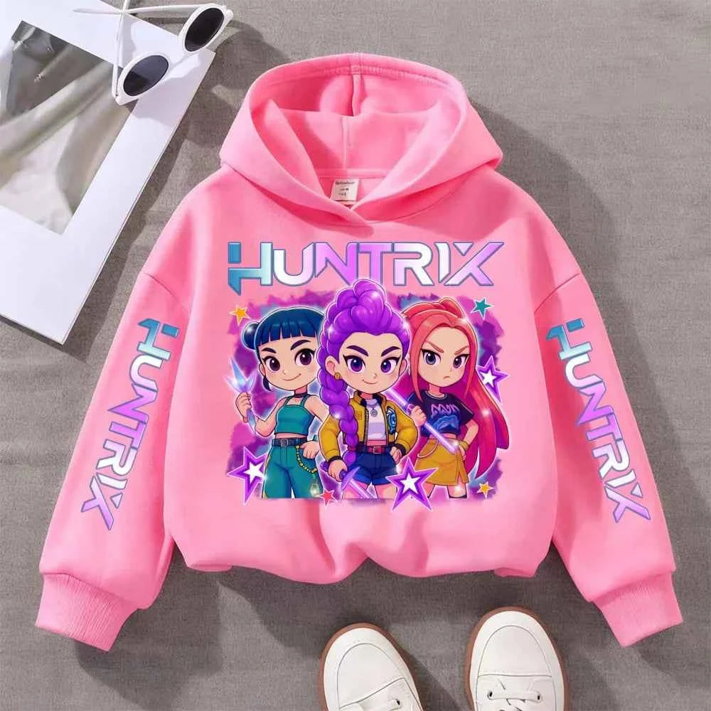 Colorful Music KPop-Inspired Hoodie for Kids (Ages 3–14)