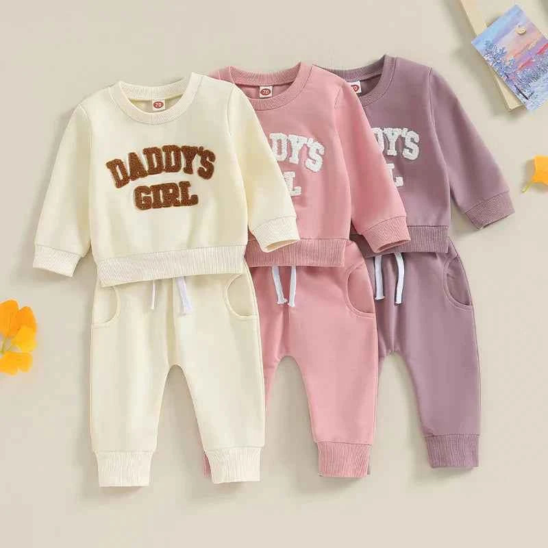Pants and Sweatshirt Set "Daddy's Girl"