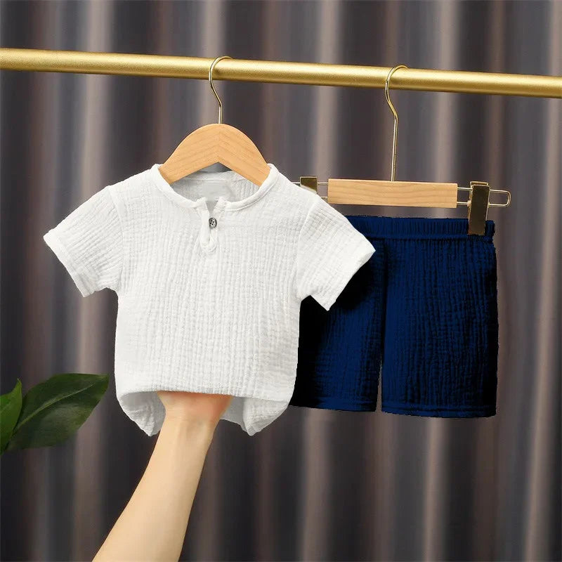 2-piece summer t-shirt and shorts set