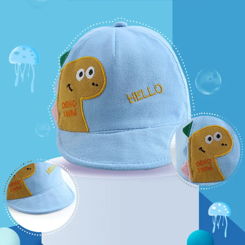Summer cap with fun animals