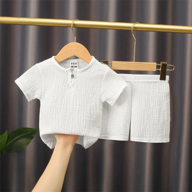 2-piece summer t-shirt and shorts set