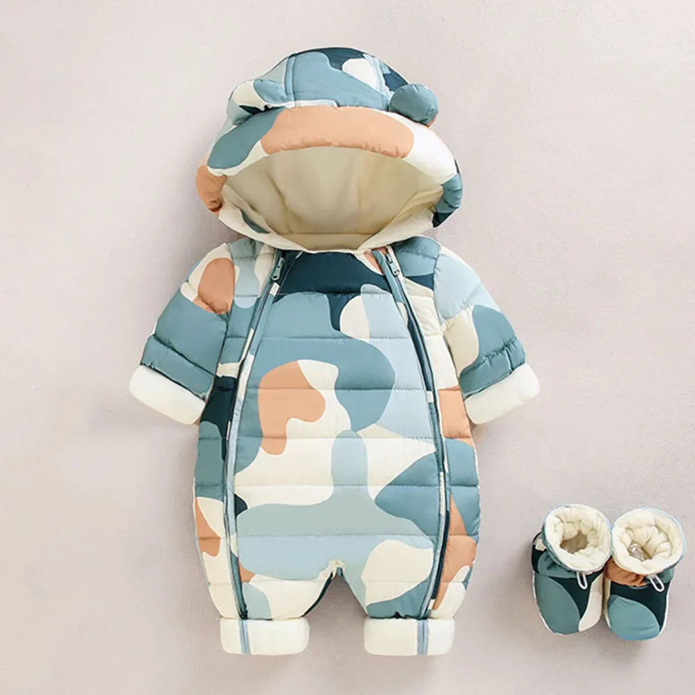 Breathable thermal suit withdouble zip