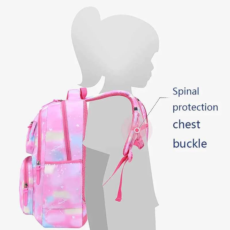 Multicolour fantasy backpack