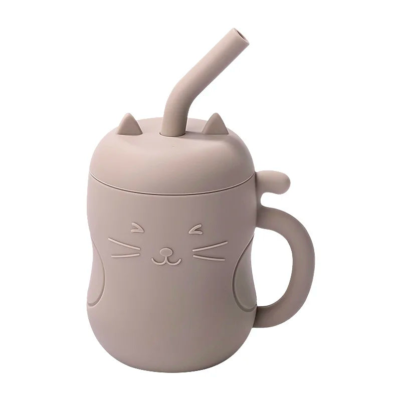 Silicone Straw Water Bottle - PW PitStop
