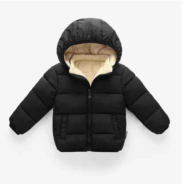 Padded Jacket with Hood and Zip
