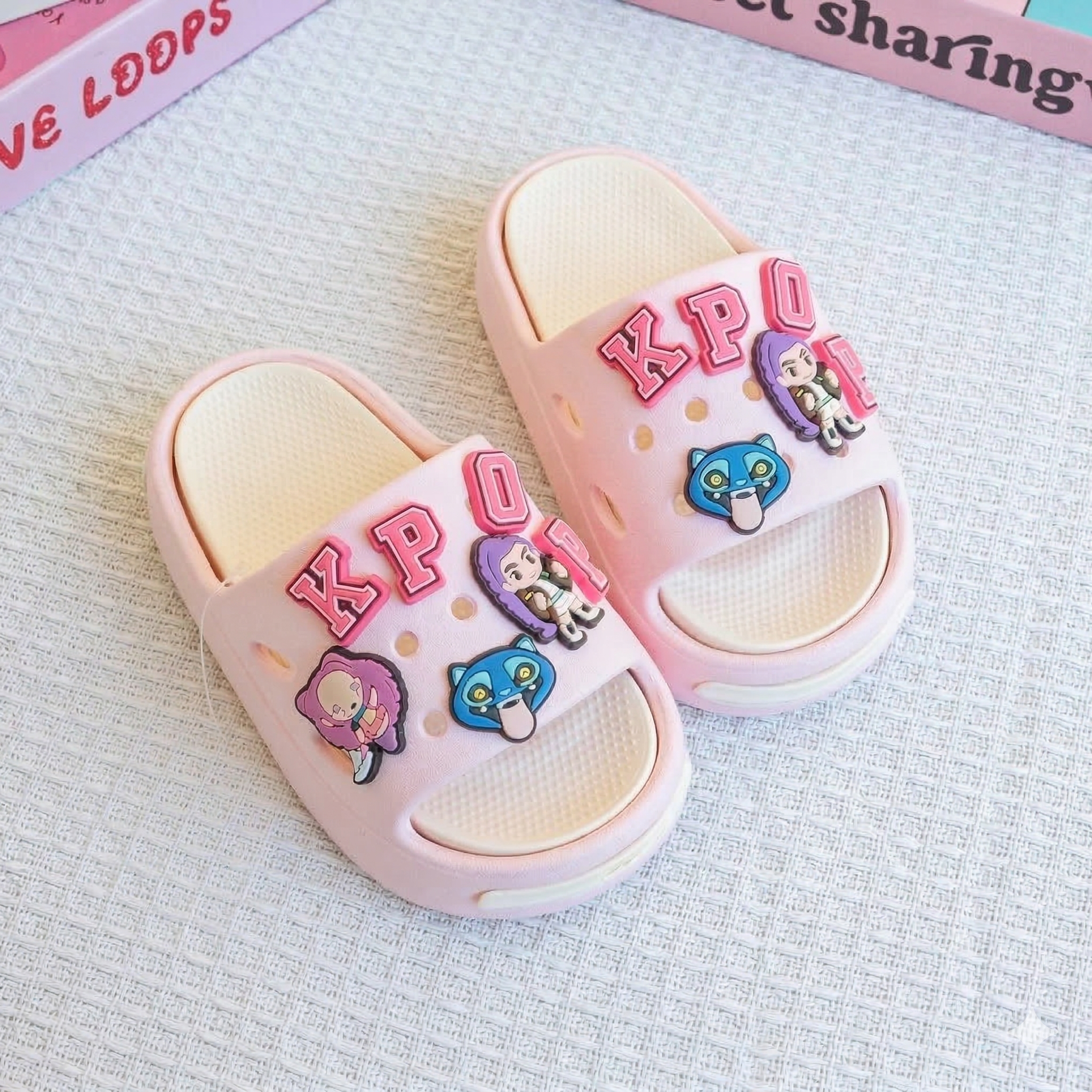 KPop Kids Slippers – Ages 2–10